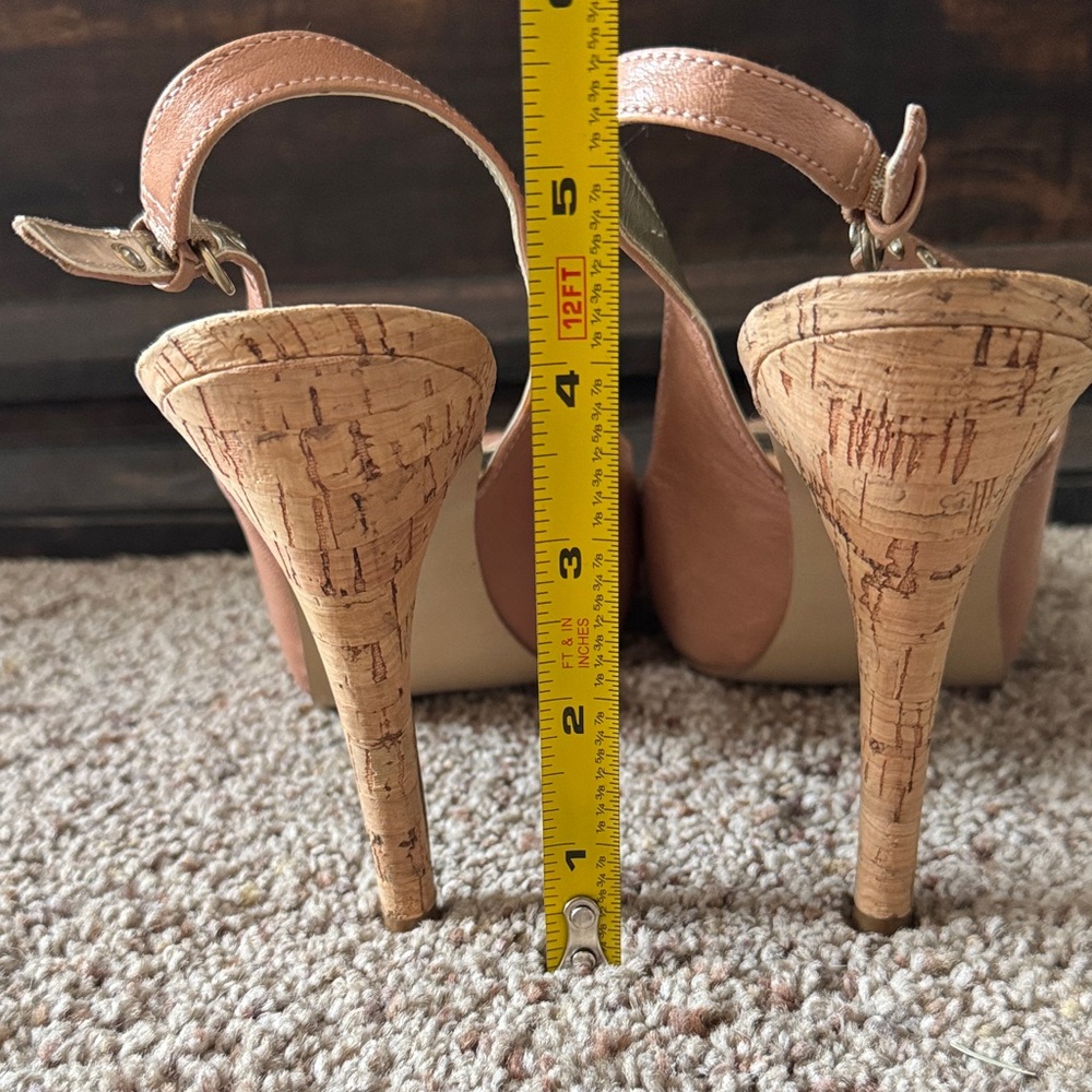 Guess Women's Mauve Slingback Heels - Picture 4 of 10